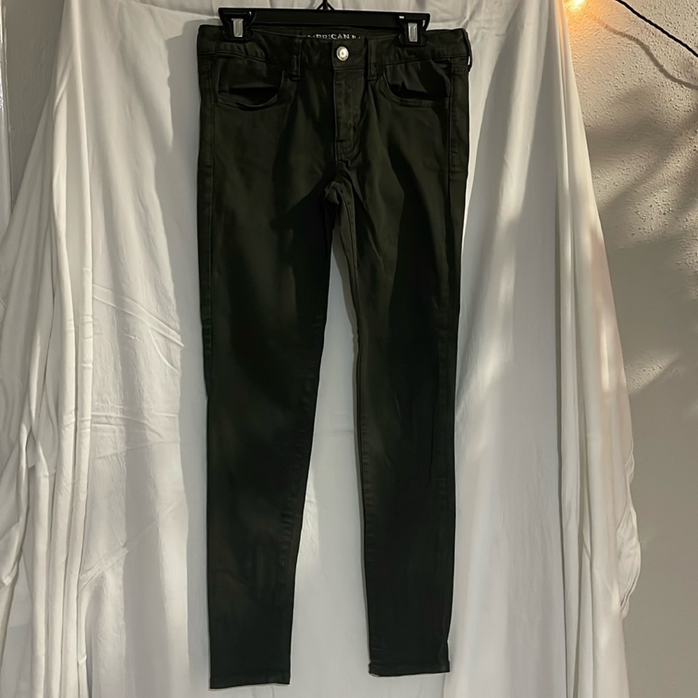 American Eagle size 8, super stretch jegging.